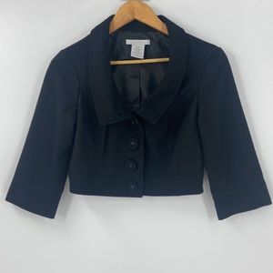 Charlotte Russe black crop style black jacket